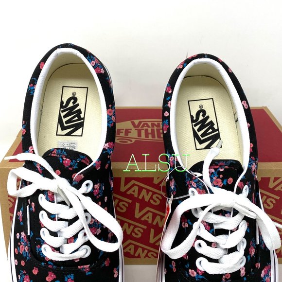 💖MEGA SALE💖VANS Era Low Top Ditsy Floral Black Canvas Women’s 5 VN0A4U398KI - Picture 5 of 11